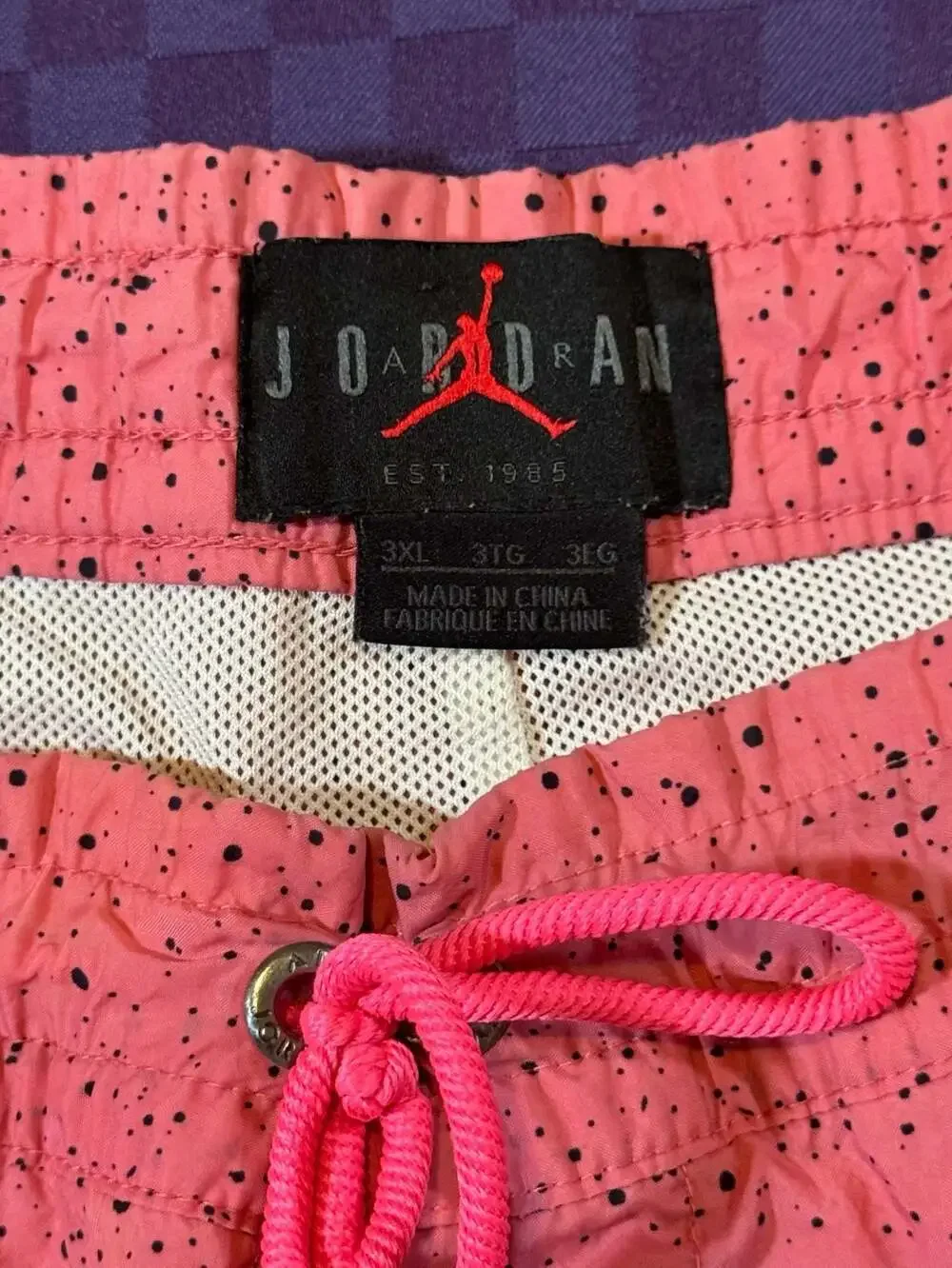 Jordan Cement Poolside Shorts Size XXXL
